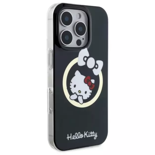 Hello Kitty IML Fun Bow Magsafe iPhone 16 Pro Case - Black 3