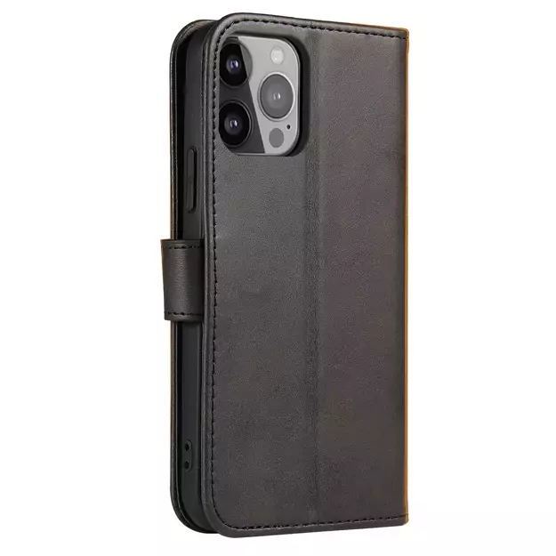 Magnet Case elegant bookcase type case with kickstand for iPhone 13 Pro Max black 7