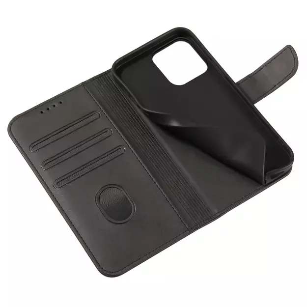 Magnet Case elegant bookcase type case with kickstand for iPhone 13 Pro Max black 11