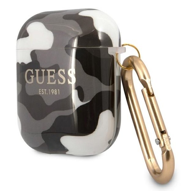 Guess GUA2UCAMG AirPods cover black/black Camo Collection 3
