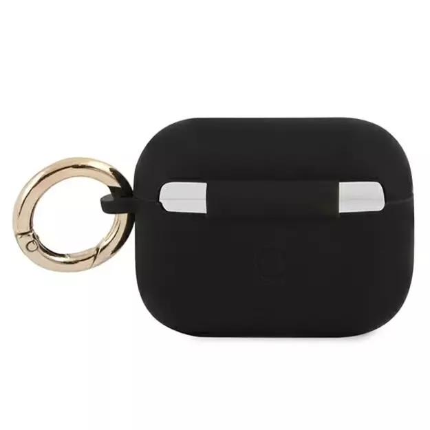 Guess GUAPSSSK AirPods Pro cover black/black Silicone Vintage Script 1