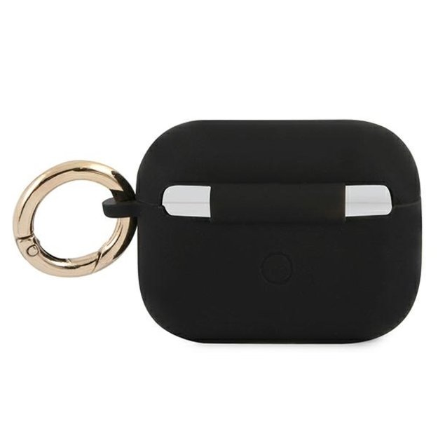 Guess GUAPSSSK AirPods Pro cover black/black Silicone Vintage Script 3