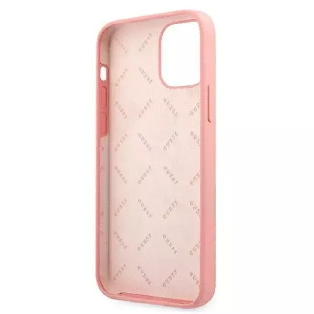 Guess GUHCP12LLSPEWPI iPhone 12 Pro Max 6.7&quot  pink/pink hard case Peony Collection 6