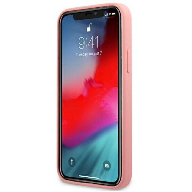 Guess GUHCP12LLSPEWPI iPhone 12 Pro Max 6.7&quot  pink/pink hard case Peony Collection 11