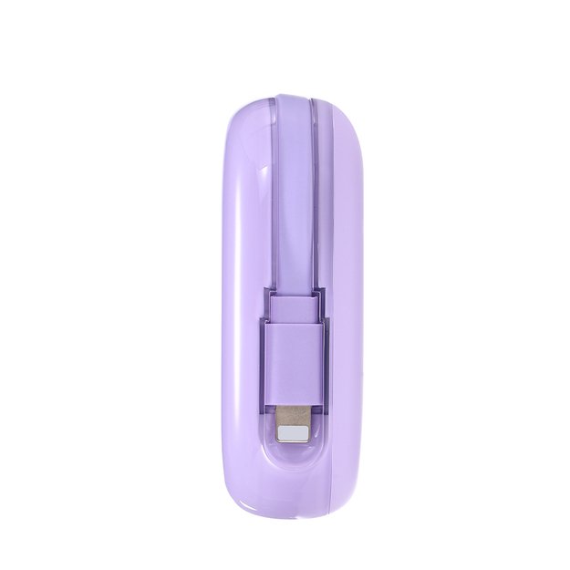 Joyroom powerbank 10000mAh Jelly Series 22.5W with built-in Lightning cable purple (JR-L003) 9