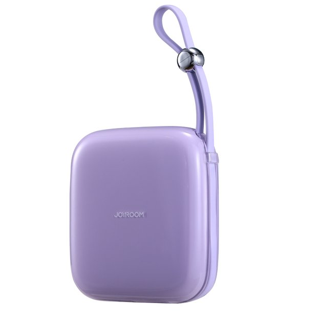 Joyroom powerbank 10000mAh Jelly Series 22.5W with built-in Lightning cable purple (JR-L003) 3