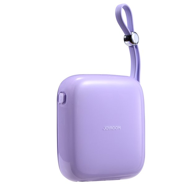 Joyroom powerbank 10000mAh Jelly Series 22.5W with built-in Lightning cable purple (JR-L003) 7