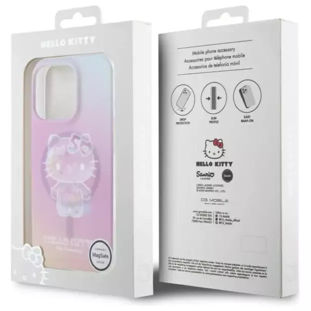 Hello Kitty IML 50th Anniversary Magsafe Case for iPhone 16 Pro Max - Pink 7