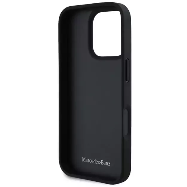 Mercedes Leather Urban iPhone 16 Pro Case - Black 6