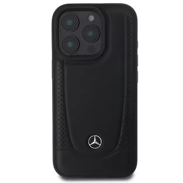 Mercedes Leather Urban iPhone 16 Pro Case - Black 2
