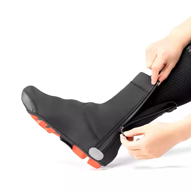Rockbros LF1104-XL Cycling Shoe Covers Size XL - Black 1