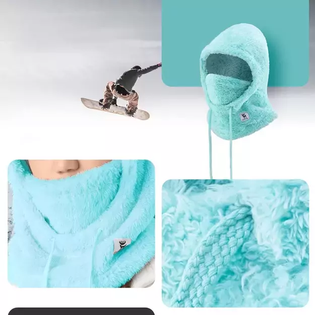 Qunature Arctic Velvet Ski Balaclava Size L - Mint 11
