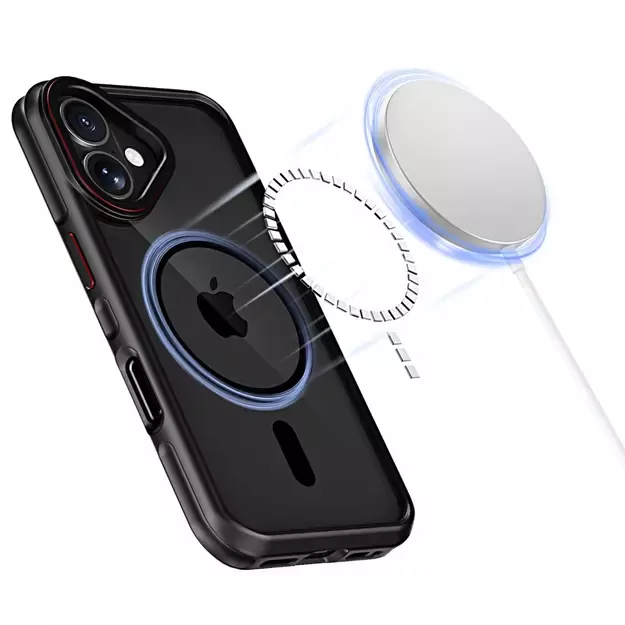 Tech-Protect MagHybrid MagSafe iPhone 16 Case - Black 8