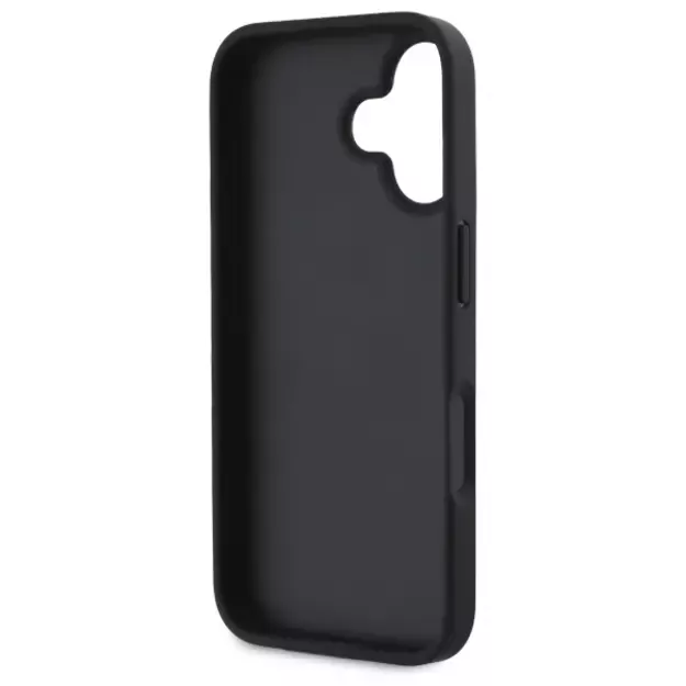 DKNY Texture Pattern Tonal Stripe iPhone 16 Case - Black 6