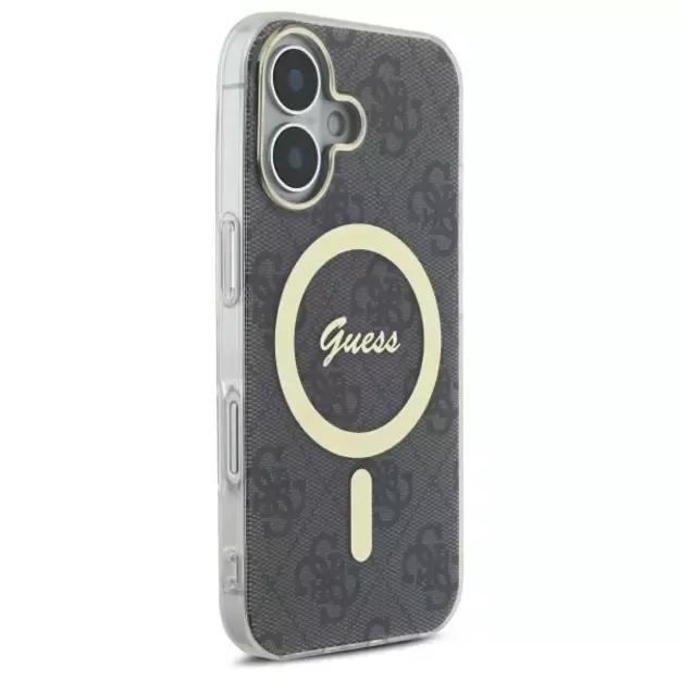 Guess IML 4G MagSafe Case for iPhone 16 Plus - Black 11