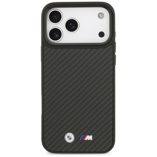 BMW M Kevlar Matt MagSafe Case for iPhone 17 Pro Max - Black 2
