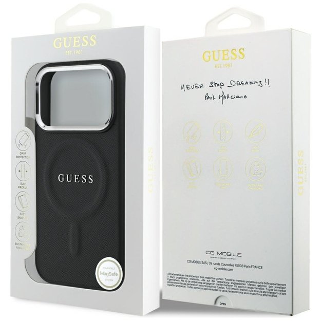 Guess Classic Logo MagSafe Case for iPhone 17 Pro - Black 7