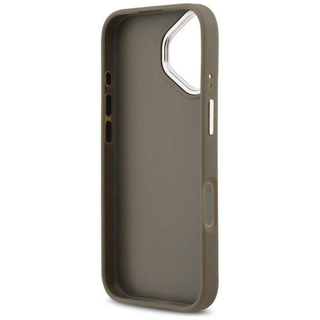 Guess Grained Big 4G Classic Logo iPhone 17 Case - Brown 6