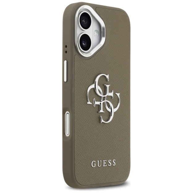 Guess Grained Big 4G Classic Logo iPhone 17 Case - Brown 3