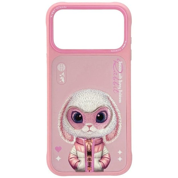 Nimmy Cool&amp Cute 2.0 Rabbit case for iPhone 17 Pro Max - pink