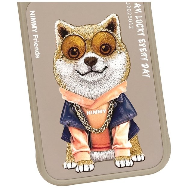 Nimmy Glasses Cool nag case for iPhone 17 Pro - beige 4