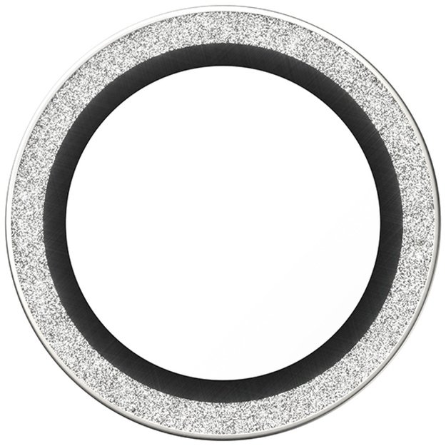 PanzerGlass Hoops Glitter Tempered Glass Lens Screen Protector for iPhone Air - Silver 2