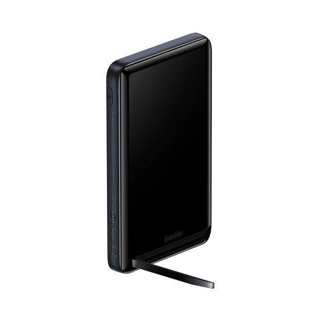 Baseus Magnetic Bracket Powerbank 10000mAh 20W with MagSafe - Dark Blue + USB-C Cable 60W 0.5m 7