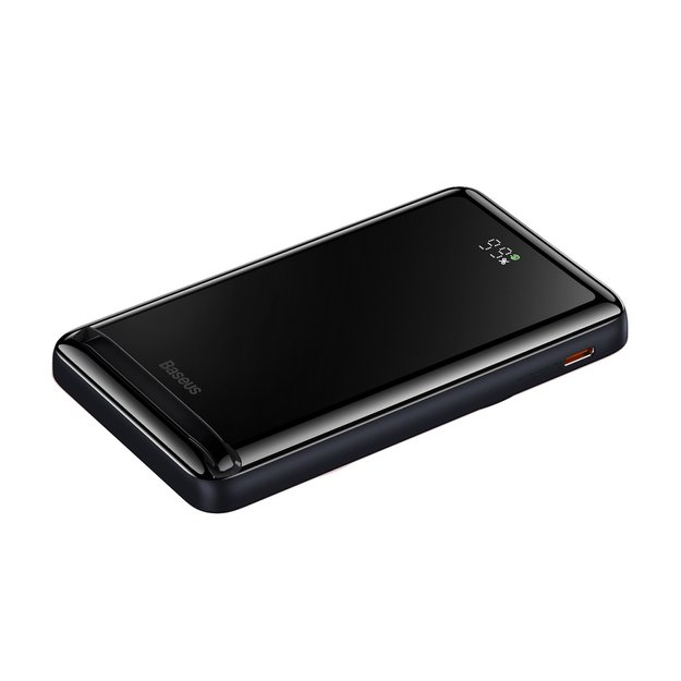 Baseus Magnetic Bracket Powerbank 10000mAh 20W with MagSafe - Dark Blue + USB-C Cable 60W 0.5m 9