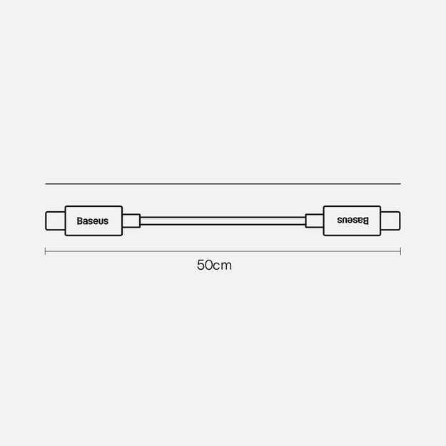 Baseus Magnetic Bracket Powerbank 10000mAh 20W with MagSafe - Dark Blue + USB-C Cable 60W 0.5m 28