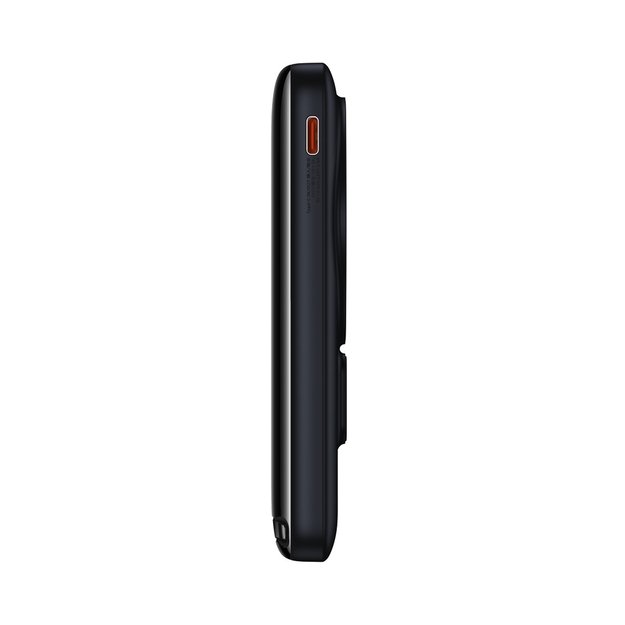 Baseus Magnetic Bracket Powerbank 10000mAh 20W with MagSafe - Dark Blue + USB-C Cable 60W 0.5m 5