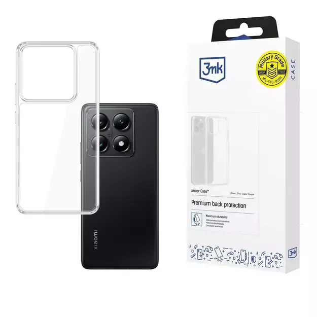 3mk Armor Case for Xiaomi 14T Pro - Transparent
