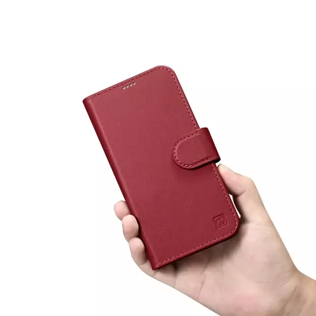iCarer Wallet Case 2in1 Cover iPhone 14 Plus Anti-RFID Leather Flip Cover Red (WMI14220727-RD) 11