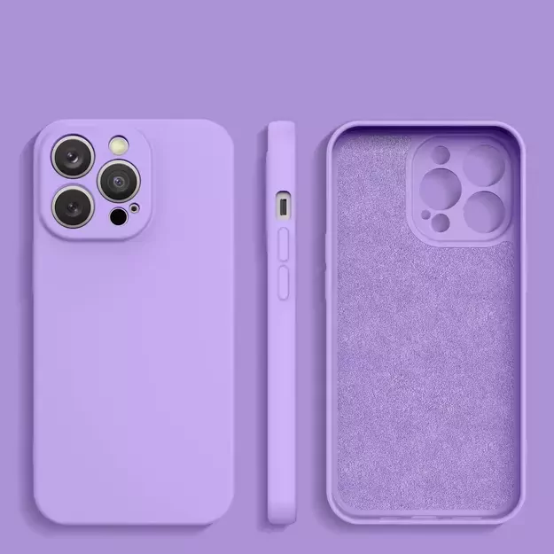 Silicone case iPhone 14 Plus silicone case purple 1