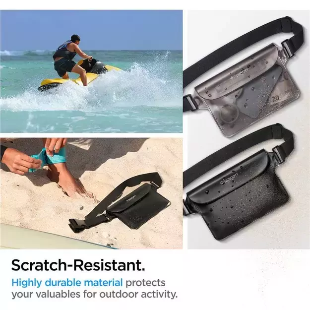 Spigen Aqua Shield A620 Waterproof Hip Bag IPX8 - Black 20