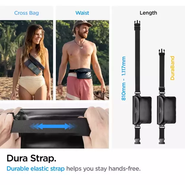 Spigen Aqua Shield A620 Waterproof Hip Bag IPX8 - Black 10