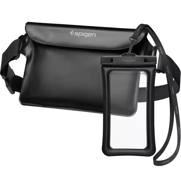 Spigen Aqua Shield A621 Waterproof Hip Bag + Floating Case - Black 13