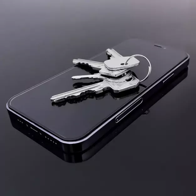 Wozinsky super tough Full Glue Full Glue Full Screen Tempered Glass with Case Friendly Realme C35 Black Frame 14
