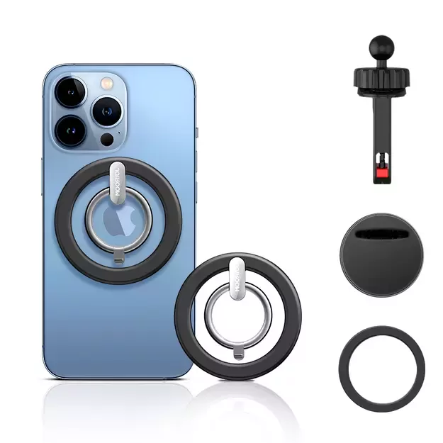 Joyroom kit multifunctional magnetic car holder ring phone support black (JR-ZS294) 31