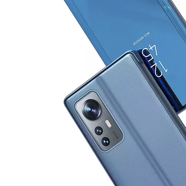 Clear View Case cover for Xiaomi 12 Lite blue flip cover 14