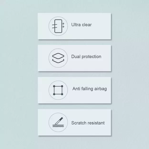 Nillkin Nature Pro case iPhone 14 Pro armored cover blue cover 26