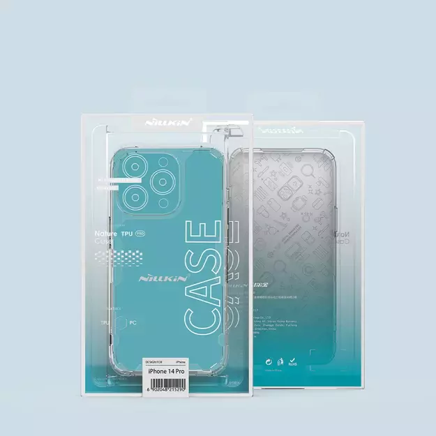 Nillkin Nature Pro case iPhone 14 Pro armored cover blue cover 24