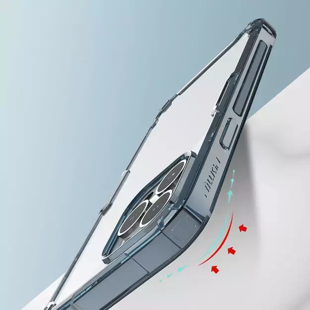 Nillkin Nature Pro case iPhone 14 Pro armored cover blue cover 30