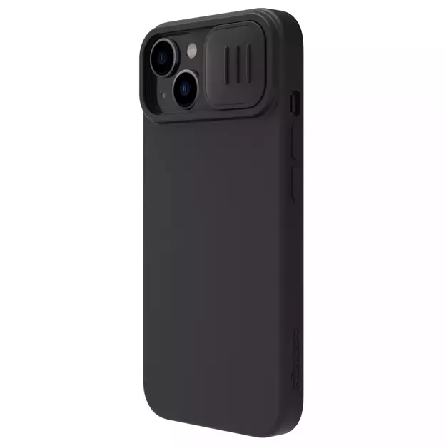 Nillkin CamShield Magnetic Silicone Case iPhone 14 Plus Magnetic MagSafe Cover with Camera Protector Black 12