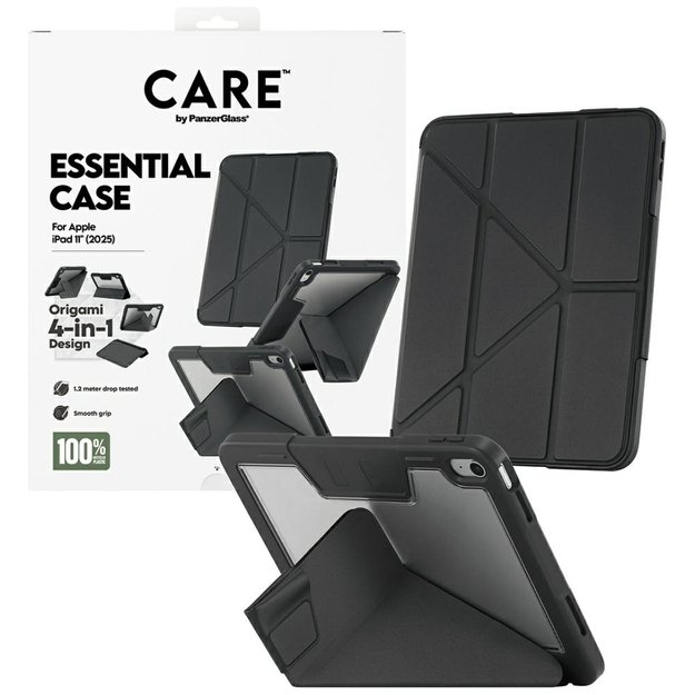 Care by PanzerGlass Y fold case for iPad 11&quot  2025 (11th gen.) - black 3