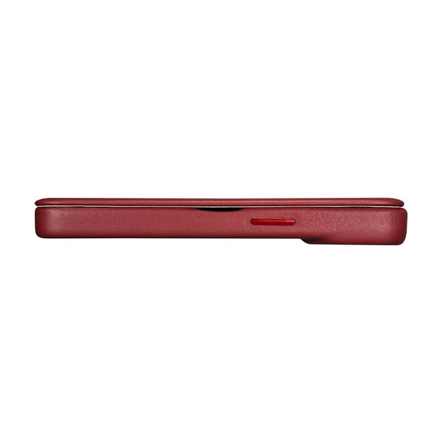 iCarer CE Premium Leather Folio Case iPhone 14 Pro Magnetic Flip Leather Folio Case MagSafe Red (WMI14220714-RD) 11