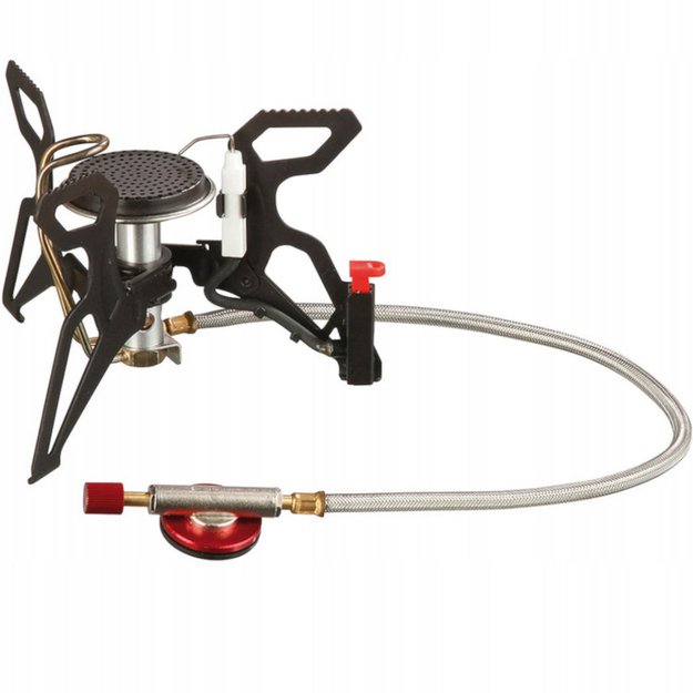 Tourist stove with gas heater and piezo igniter SPIDER PRO 3kW 3