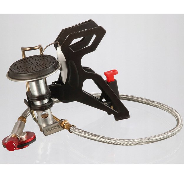 Tourist stove with gas heater and piezo igniter SPIDER PRO 3kW 4