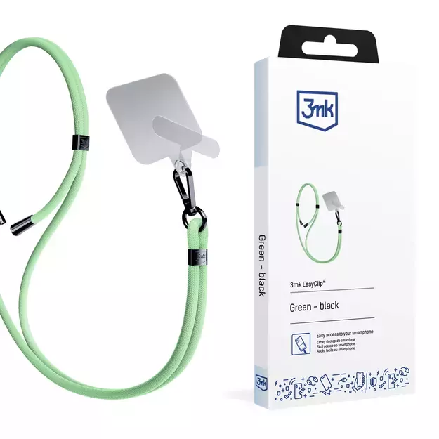 Smartphone Lanyard 3mk EasyClip - Green