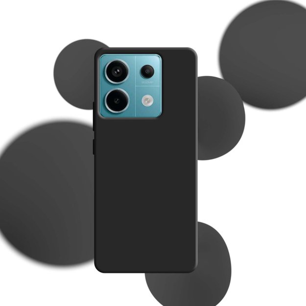 3mk Silicone Case for Xiaomi Redmi Note 13 Pro 5G - Black 6