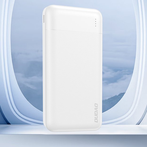 Powerbank Dudao K18-1W 10000mAh USB-A / USB-C / Micro USB - white 1